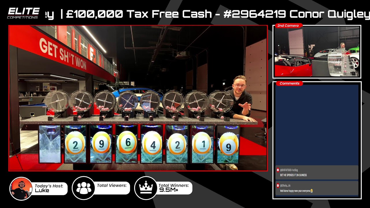 WIN £100,000 LIVE DRAW!!!