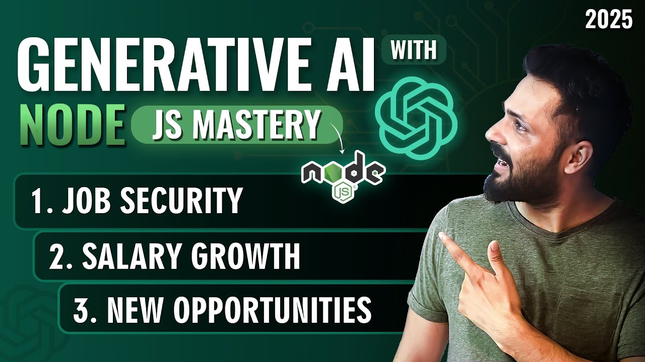 Generative AI with Node js in Hindi #1 Introduction & Complete Developer Roadmap