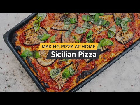 Homemade Sicilian Pizza Recipe - Jim Cooks Food Good!