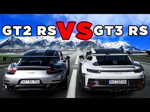 Porsche GT3 RS vs. GT2 RS | Welcher ist das bessere Auto? Der ultimative Vergleich! 🤯