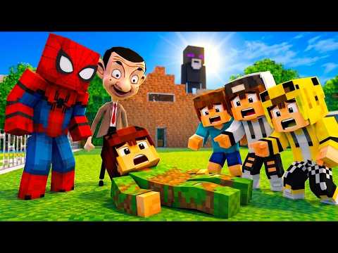 ماين كرافت لكن اختفيت وجيجي وعبوسي وكعبول وسبايدرمان لازم يلقوني 😱😨 #فلم_ماين_كرافت