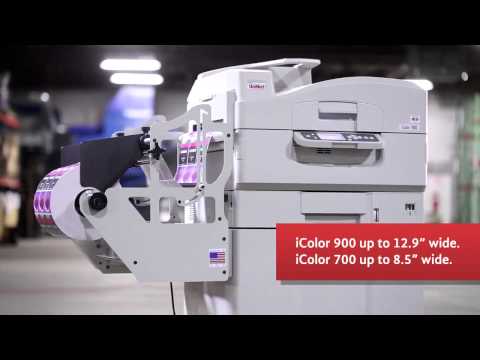 Icolor 700 color digital label printer