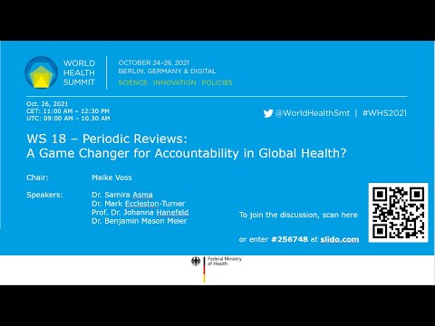 WS 18 - Periodic Reviews: A Game Changer for Accountability in Global Health?