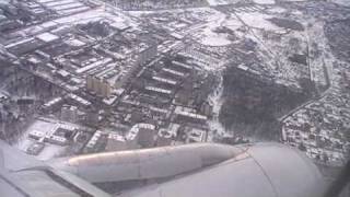 preview picture of video 'Touchdown at Vnukovo airport (VKO), Moscow, Russia'