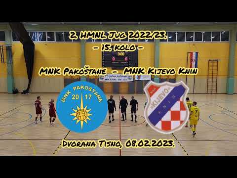 2. HMNL Jug 2022/23. - MNK Pakoštane - MNK Kijevo Knin 4:2