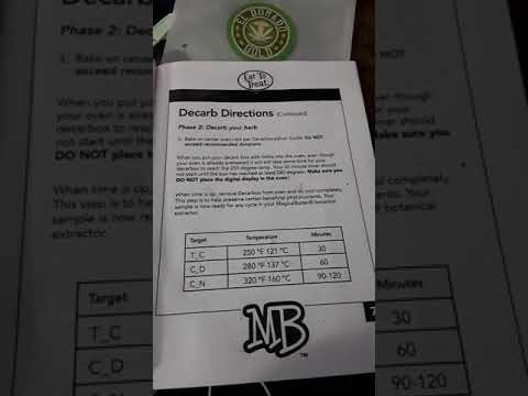Magic butter decarb box instructions