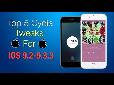 Top 5 Cydia Tweaks For IOS 9.3.3 Jailbreak      Music Vevo Maroon 5 FootBall Messi 10 iphone 7