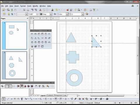 LibreOffice Draw (07) Snap Lines and Grid