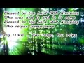 Blessed Be The Lord God Almighty (Bob Fitts 2012 version) with lyrics