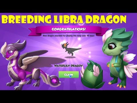Hatching Waterlily Dragon | Breeding Libra Dragon | Dragon Mania Legends | 😍