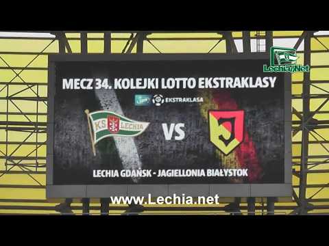 2017-05-17 Trybuny podczas meczu Lechia-Jagiellonia Białystok
