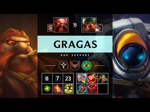 Gragas Support vs Nautilus - BR Grandmaster Patch 25.19