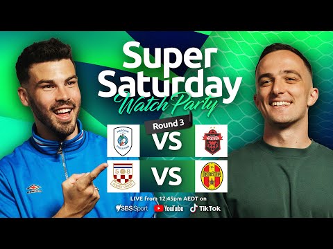 R3: Marconi vs Wollongong Wolves | Sydney United vs MetroStars | SUPER SATURDAY WATCH PARTY