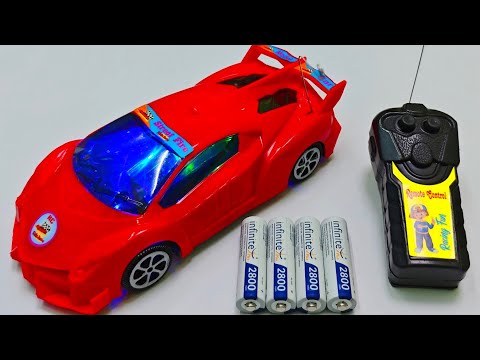 Remote Control Racing Rc Car Unboxing, 3D Light's Rc Car, Racing Rc Car, Rechargeable Rc Car 