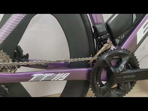 BXT-TT-119 Chameleon Purple TT Bike | Full Build Showcase | 700C Wheel Compatible