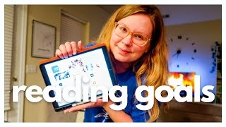 MY 2023 READING GOALS + my book planner on my ipad