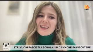 striscioni fascisti a scuola un caso che fa discutere