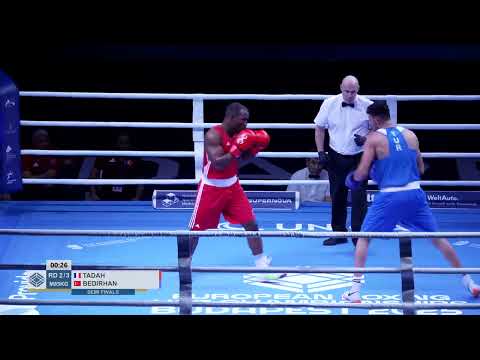 Junior Tadah (FRA) vs. Bedirhan Kalkan (TUR) European U23 Championships 2025 SF's (85kg)