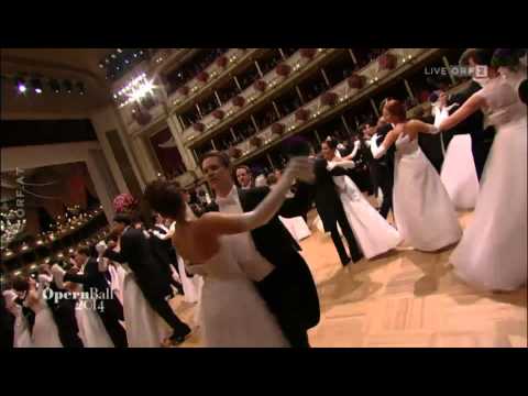 Opernball 2014 - Eröffnungswalzer - An der schönen blauen Donau