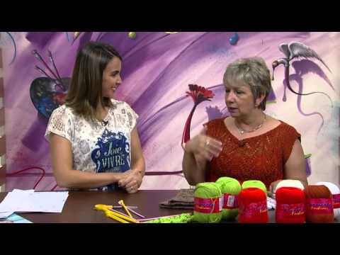 Mulher.com - 02/22/2016 - Knitted skirt and blouse set - Vitória Quintal PT2