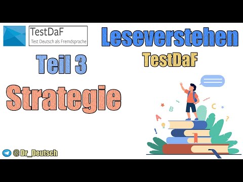 Strategie TestDaF. Leseverstehen. Teil 3