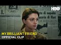 My Brilliant Friend Season 3 | Elena's First Day at the Newspaper | HBO