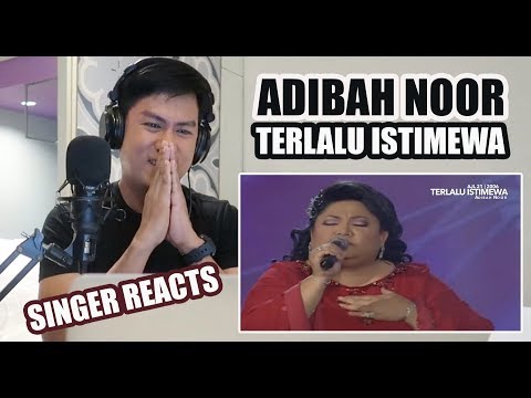 VOCALIST REACTS to Adibah Noor - Terlalu Istimewa | Juara #AJL21