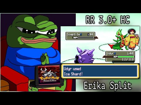 Guaranteed 0 DEATHS Erika Split - Radical Red 3.0 Hardcore Mode Nuzlocke Strategies!