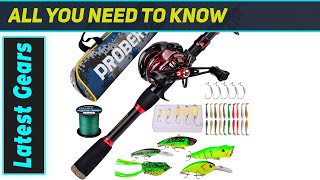 PROBEROS Fishing Rod & Reel Combo: The ULTIMATE Beginner's Catch!