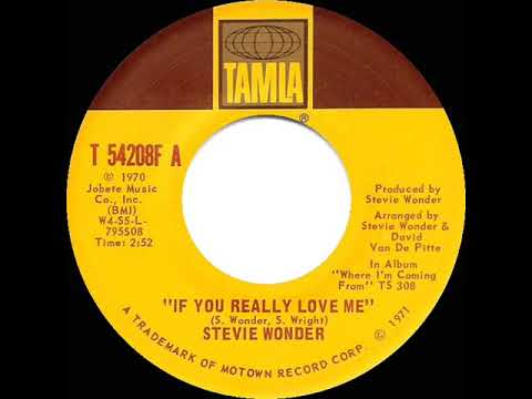 1971 HITS ARCHIVE: If You Really Love Me - Stevie Wonder (mono 45)