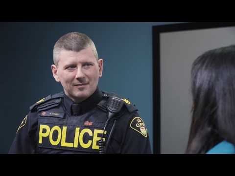 Still image of interview with Sgt. Kerry Schmidt of the OPP