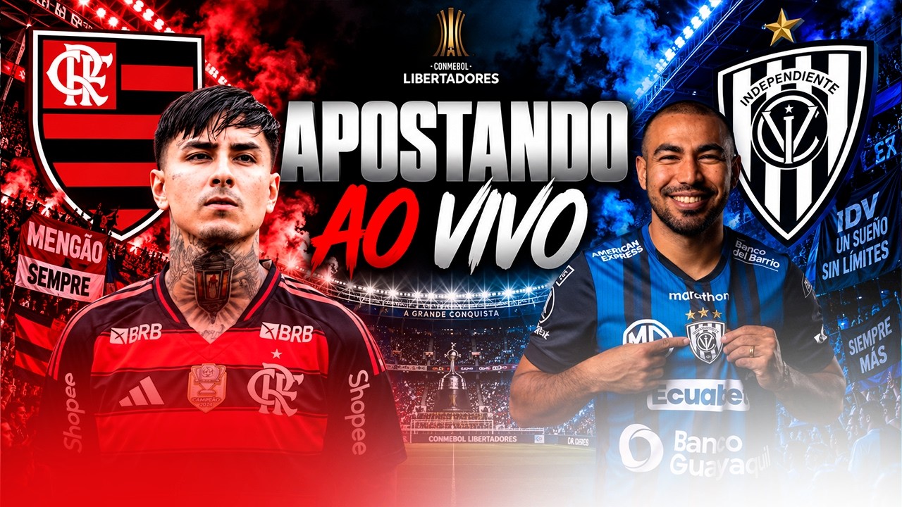 🔴 AO VIVO | FLAMENGO X IND. DEL VALLE I REACT I APOSTAS AO VIVO - 17/09/26