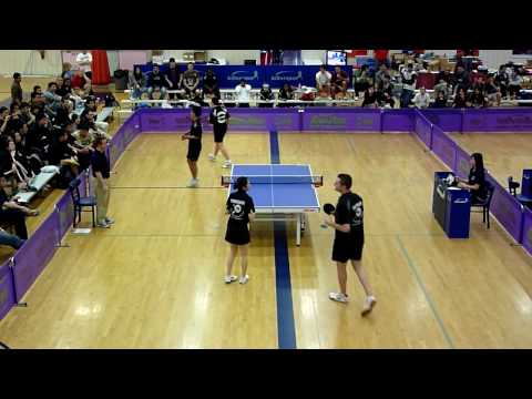 Doubles - Coed Team Final, Match 5 Game 4, 2010 NCTTA College Table Tennis Championships