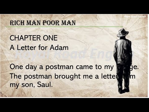 Learning English through story - An amazing story - Rich Man Poor Man - Interesting Story