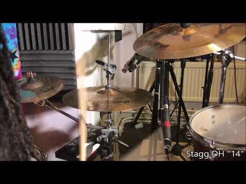 STAGG CYMBALS - Hi Hat comparison - Furia - Genghis - DH - Cs - BM