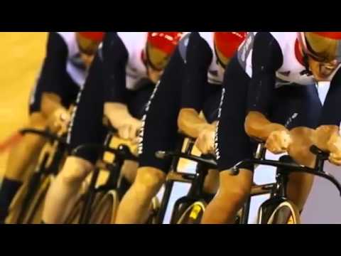 Great Britain's Men Set Team Pursuit World Record and win gold in Track Cycling.