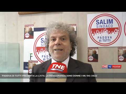 'PADOVA DI TUTTI' PRESENTA LA LISTA, LA MAGGIORANZA SONO DONNE | 06/05/2022