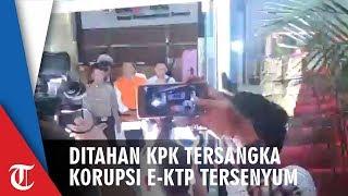 Ditahan KPK, Tersangka Megakorupsi e-KTP Markus Nari Lempar Senyum ke Wartawan