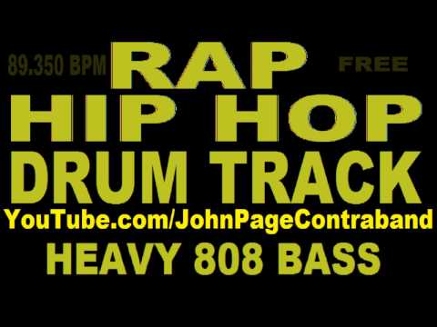 Rap Drum Track Heavy 808 Hip Hop Beat Loop 89 bpm