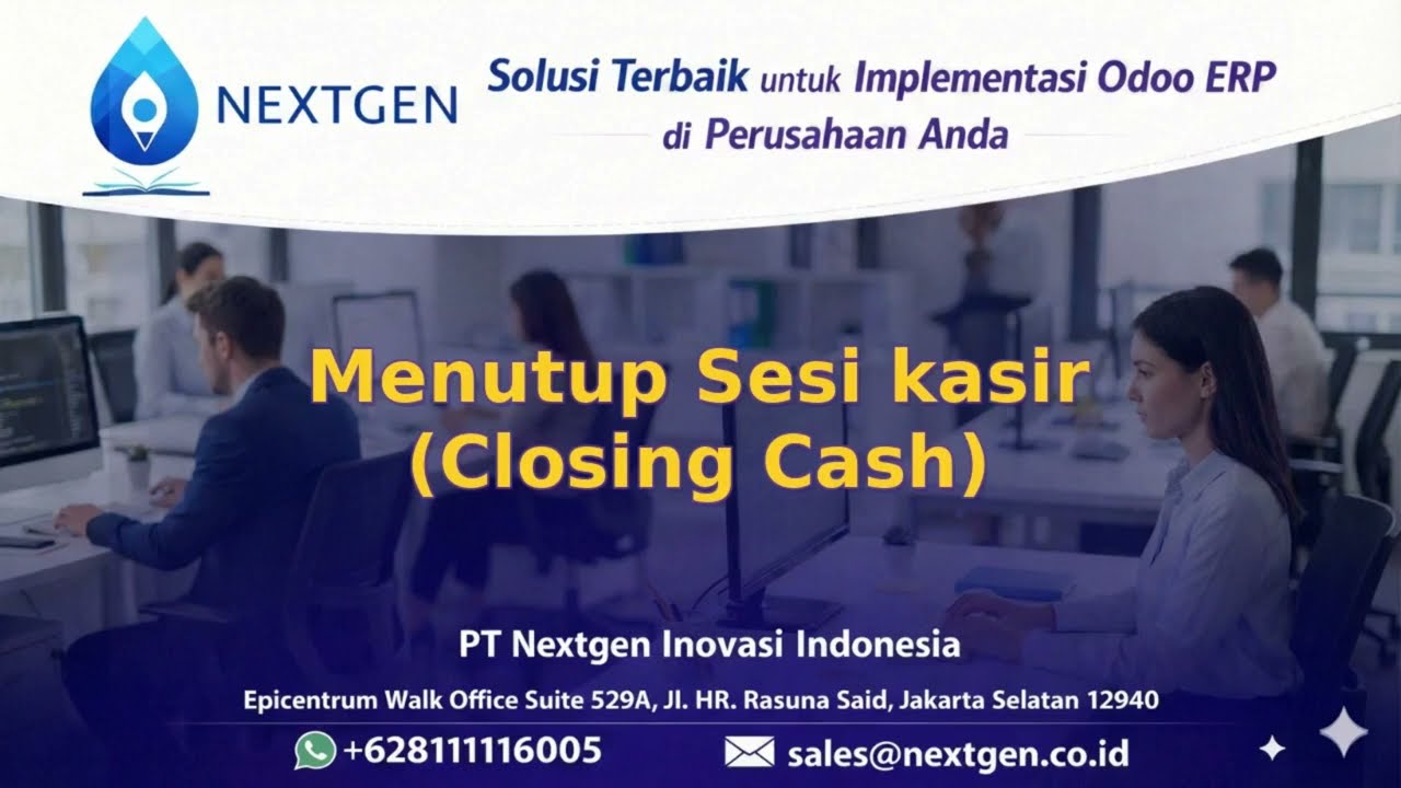 06 - Menutup Sesi Kasir Closing Cash
