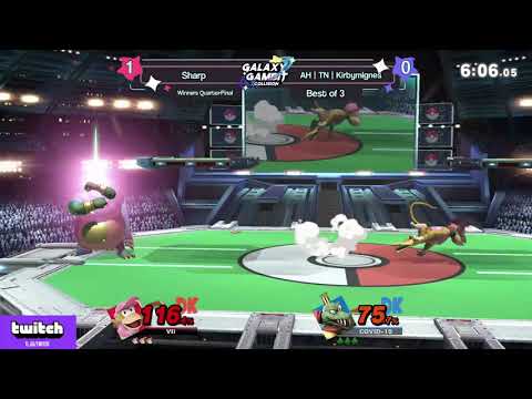 GGxC 12 - Sharp (Diddy Kong) Vs. AH TN Kirbymignes (King K Rool) - Top 64 Winners Quarter-Final
