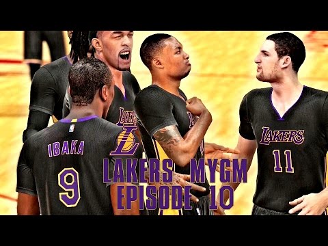 NBA 2K15 PS4 Lakers MyGM - LILLARD THE GOAT! (EP.10)
