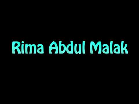 Learn How To Pronounce Rima Abdul Malak