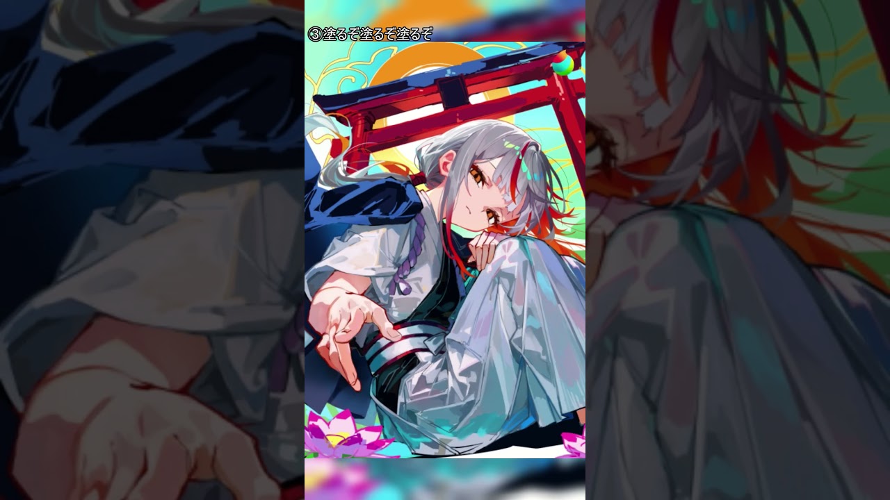 【30秒メイキング】午年 タイムラプス #shorts