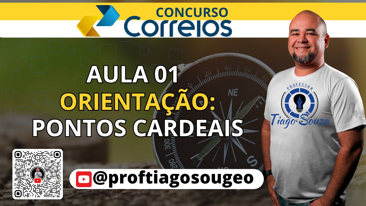 AULA 01 - CONCURSO DOS CORREIOS 2024 - ORIENTAÇÃO: PONTOS CARDEAIS
