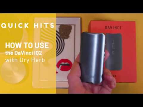 [QUICK HITS] HOW TO Use the DAVINCI IQ2 with Dry Herb