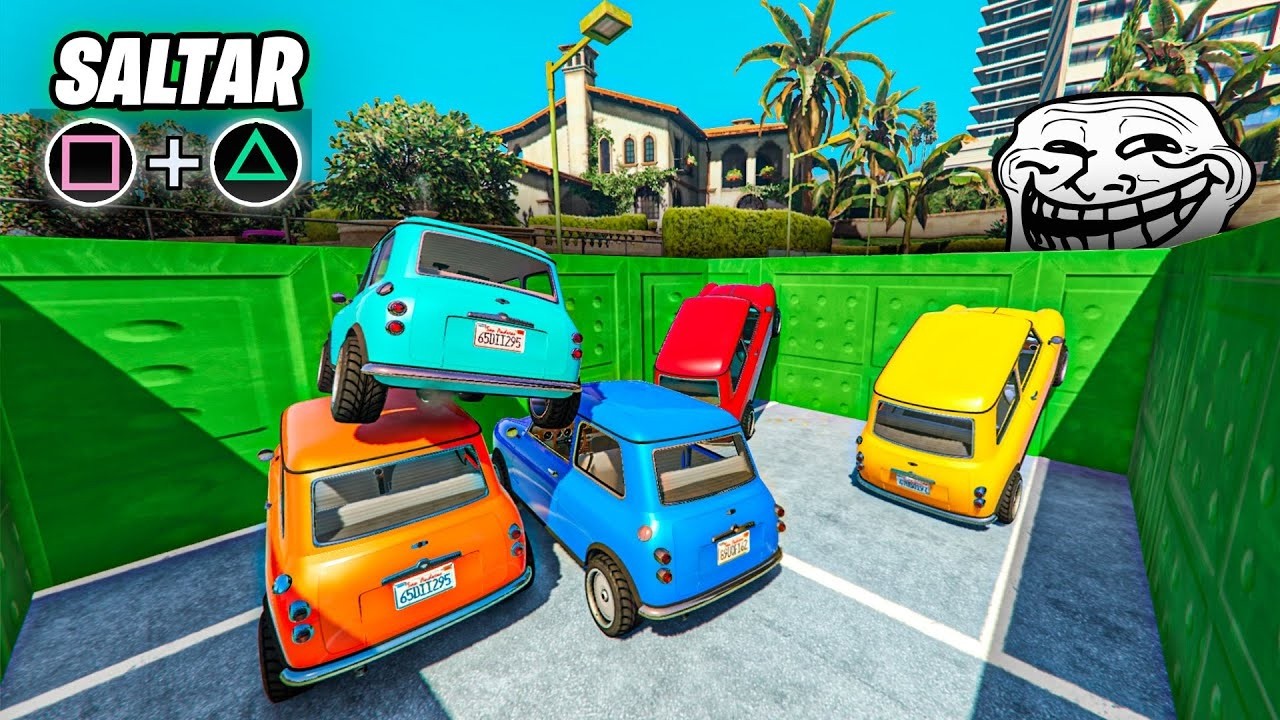 CARRERA TROLL PERO ES IMPOSIBLE SALIR DE LA CAJA - GTA 5 ONLINE