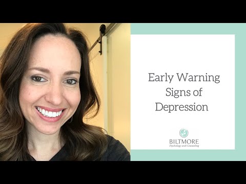 Early Warning Signs of Depression
