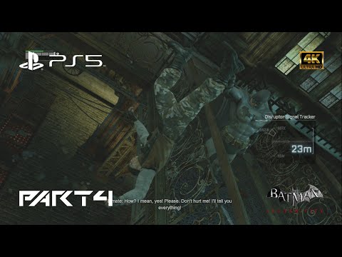 Batman Doing The Cruel Interrogation Technique Batman Arkham City Remastered - Part 4 PS5 4K 60fps