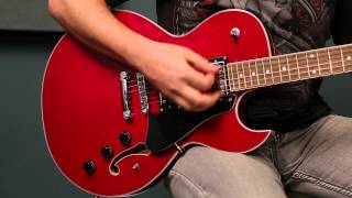 Dean Guitars Product Demo! Dean Colt Semi-Hollow body Electric Guitar w/ Piezo